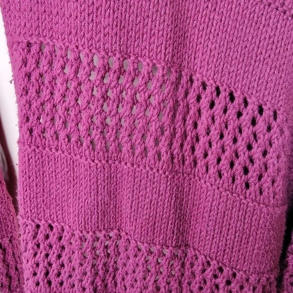 Lane Bryant open front weave cardigan sweater 22/24 - Picture 4 of 7